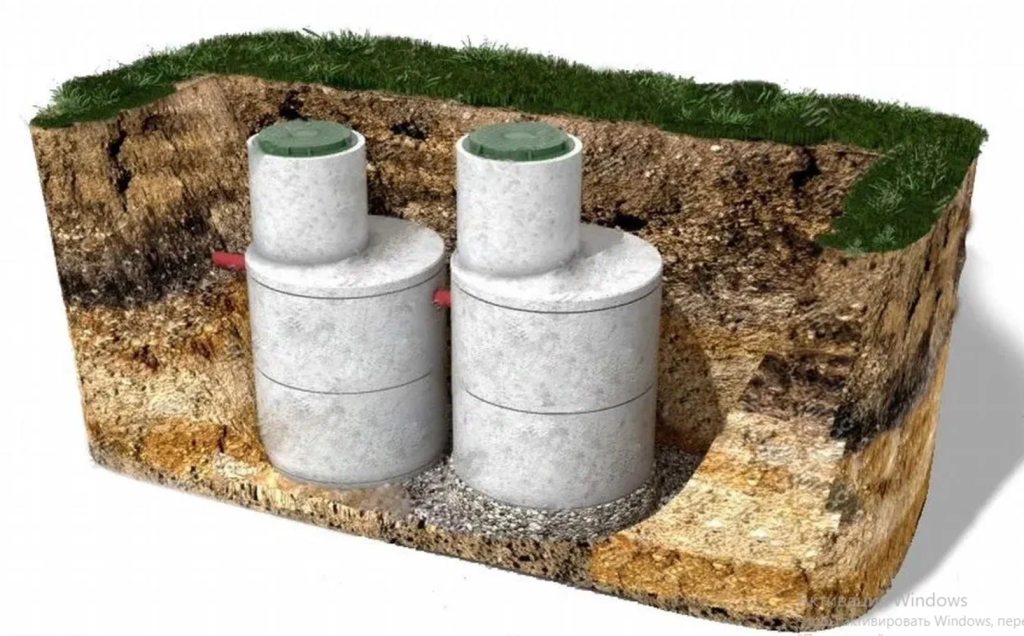 Септик из ж/б колец